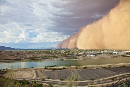 Impresionante furtuni de praf