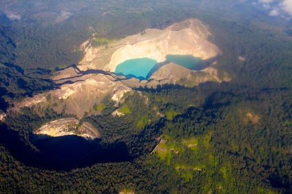Volcano Kelimutu térkép, fotó - amennyiben a vulkán Kelimutu