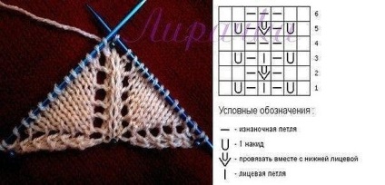 Tricotat bucla centrală în șaluri (lecții și μ pe tricotat), jurnalul de inspirație a soțului
