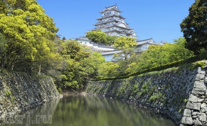 Japán, Honshu-sziget, Himeji, Himeji Castle - - kócsag