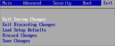 Încărcarea de pe disc în BIOS