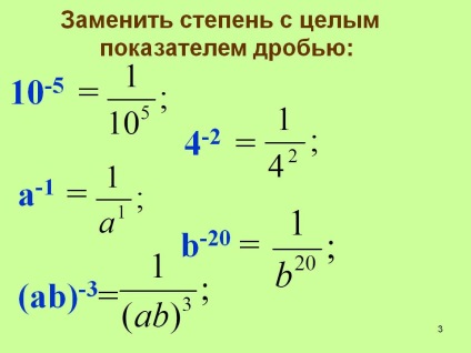 Înlocuiți gradul cu întregul indice împușcat 10-5 4-2 a-1 b-20 - prezentarea 72537-3