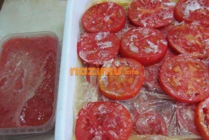 Tomate inghetate pentru iarna - pas cu pas foto reteta, cum sa pregatiti proaspete