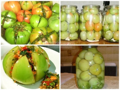 Zöld paradicsom fokhagymás kedvelt receptek fotókkal