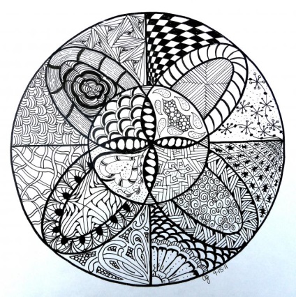 Zentangle és Doodling