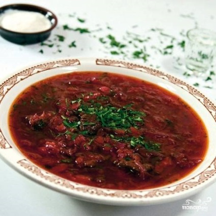 Fried borscht - rețetă pas cu pas cu fotografie pe