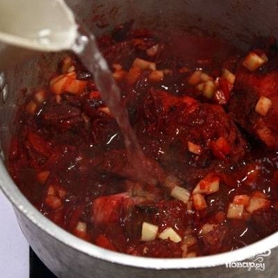 Fried borscht - rețetă pas cu pas cu fotografie pe