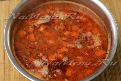 Fried borscht, rețetă cu fotografie