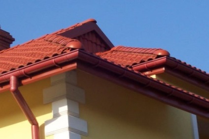 Chute pentru drenajul apei din alegerea și instalarea acoperișului