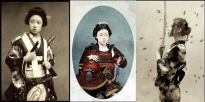 O femeie samurai din Japonia