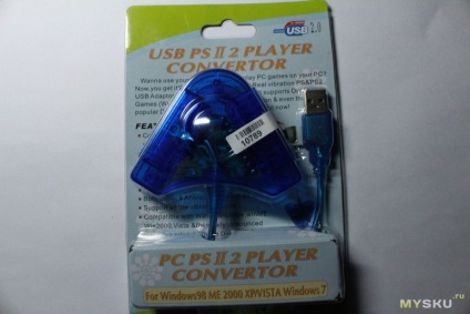 Adaptor joystick - playstation 2 to usb - pentru pc
