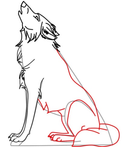 Lupii anime în creion pas cu pas - cum să atragă un lup rapid și simplu