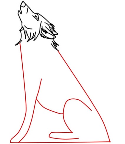 Lupii anime în creion pas cu pas - cum să atragă un lup rapid și simplu