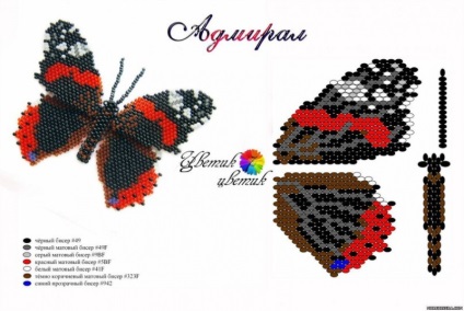 Butterfly of Beaded Scheme