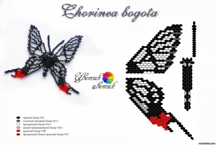 Butterfly of Beaded Scheme