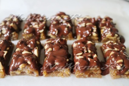 Bars - Snickers - otthon, a recept egy fotót