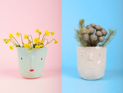 Vase de flori în formă de capuri umane cap de cap cumpăra și preț