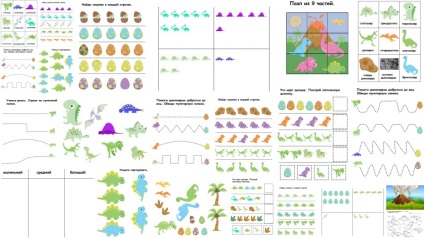 Динозаври для дітей картинки та ігри