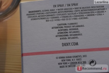 DKNY lesz finom friss virág - «nőies ellenálló, visszacsatolási, elegáns, gyengéd