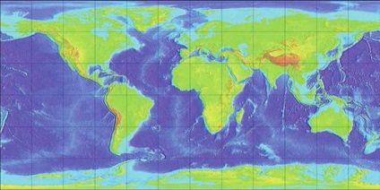 Gis-lab model global de teren digital etopo1