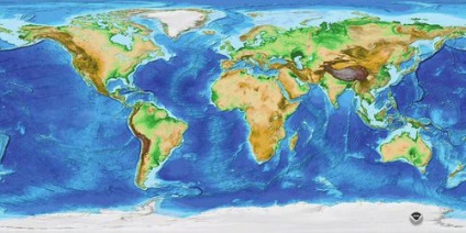 Gis-lab model global de teren digital etopo1