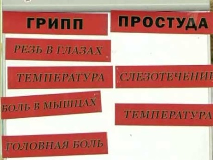 Грипът или настинка как да се прави разлика между това, което се разболяват