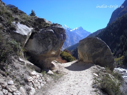 Sursa ganga - gheață pe gheață în Himalaya, India