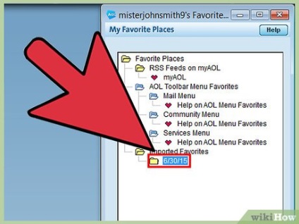 Cum se transferă favoritele AOL