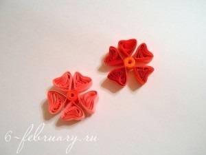 Cum să faci o hârtie de Valentine într-o tehnică de quilling