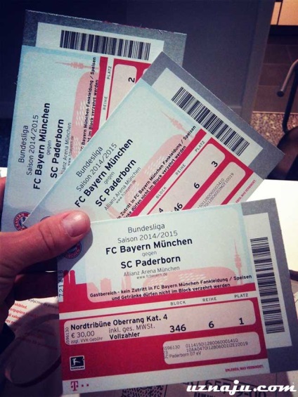 Cum de a rezerva bilete pentru fotbal în Germania, experiența mea de a participa la un meci între Munchen Bayern
