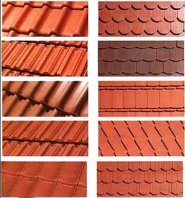 Placi ceramice (argila), tipuri, instalarea pe acoperiș