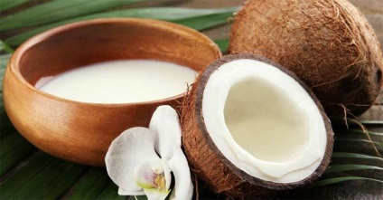 Lapte de nucă de cocos pentru laminarea părului, 4 măști și recenzii