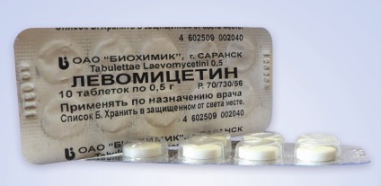 Levomycetin cu prostatită