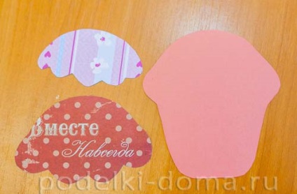 Magnet cupcake papír (master class), egy doboz ötletek és műhelyek