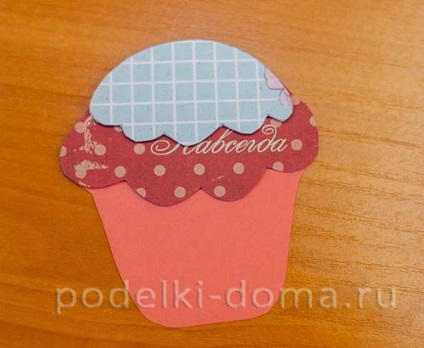 Magnet cupcake papír (master class), egy doboz ötletek és műhelyek