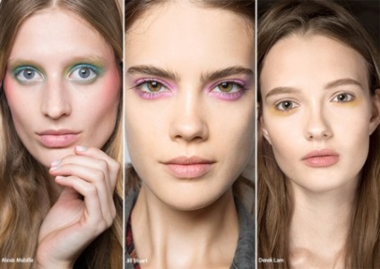 Make-up nyári, hogyan kell csinálni a hő egy divatos make-up tavaszi-nyári trendek
