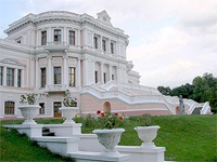 Marino - Baryatinsky Manor în regiunea Kursk pe fotografie și hartă