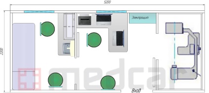 Medcar - mobil fluorograf - cabinet fluorescente mobile