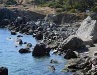 Cape Sarych - istorie, caracteristici ale zonei, sălbăticie și camping, plaje, centru de recreere -
