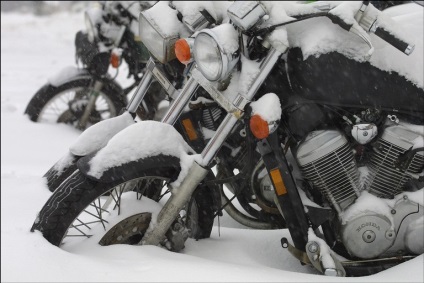 Motoblog în iarna pe o motocicletă - reguli, sfaturi și recomandări motocicletă de iarnă