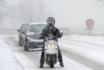 Motoblog în iarna pe o motocicletă - reguli, sfaturi și recomandări motocicletă de iarnă