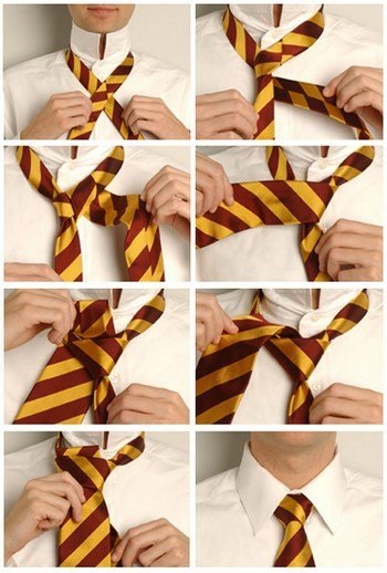Totul »cum să legați în mod corespunzător o cravată