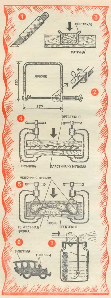 Обробка оргскла, домовичок