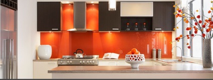Narancs tapéta a konyha számára (35 fotó) hozzon létre egy design a saját kezét, útmutató, fotók és videó oktatóanyagok