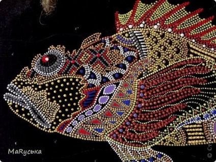 Panel - pictura pește - pictură, țară de maeștri