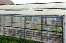 Üvegházak kezük közül hulladék anyagok Photo és végrehajtása megoldások a kertben