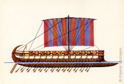Vitorlás hajók az ókori világ, az ország mesterek