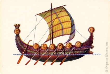 Vitorlás hajók az ókori világ, az ország mesterek