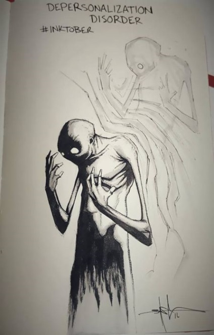 Tulburări psihice în desenele lui Shawn Koss (18 desene) - Trinity