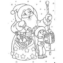 Colorarea lui Moș Crăciun și a Snow Maiden
